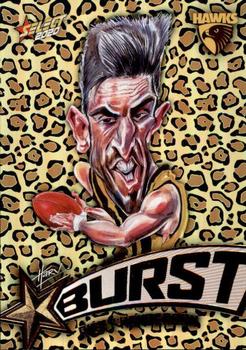 2020 Select Footy Stars - Starburst Caricature Leopard #SBL38 Ricky Henderson Front